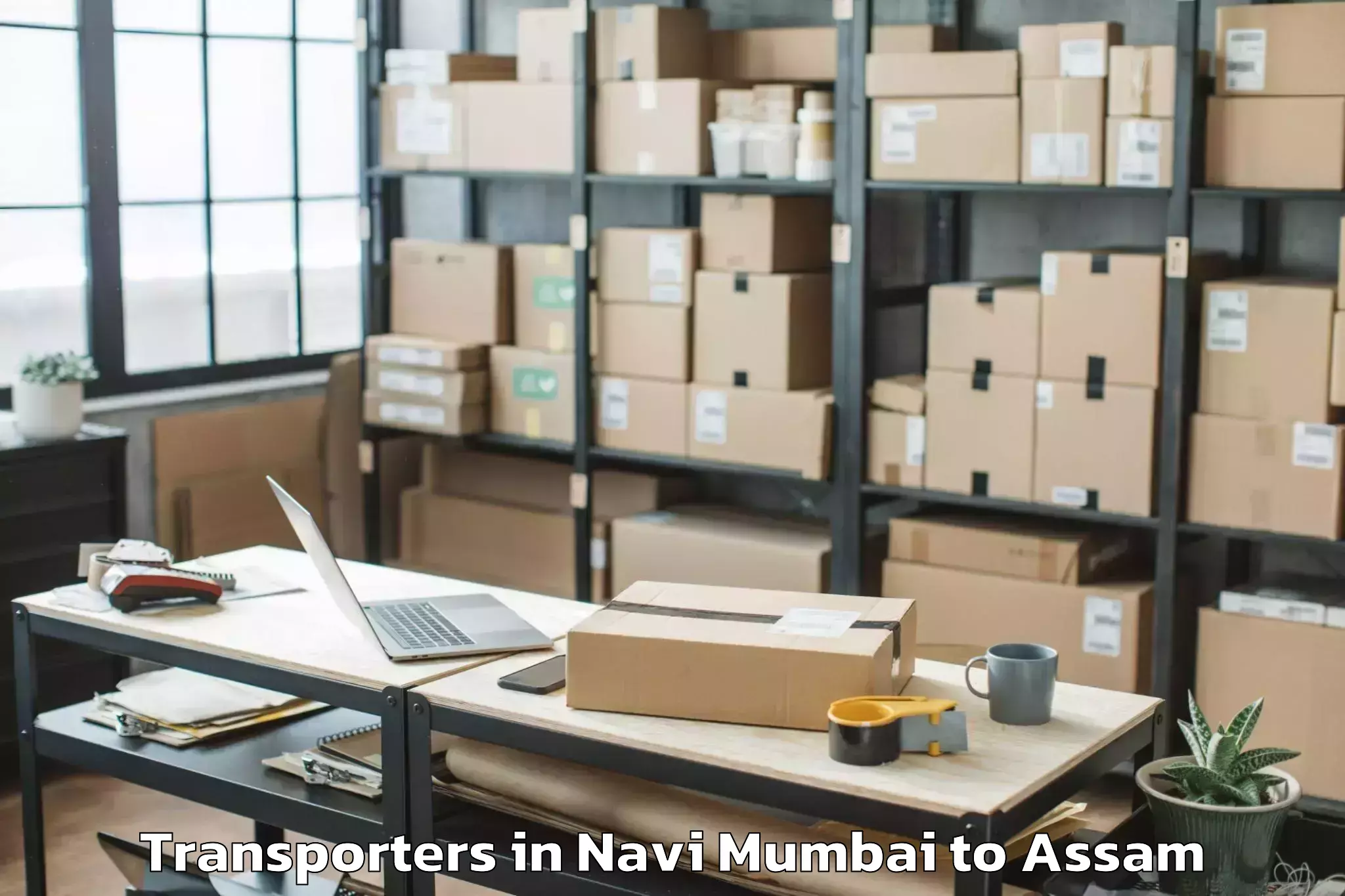 Book Navi Mumbai to Sonapur Transporters